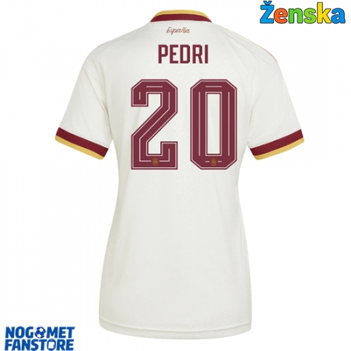 Španjolska Pedri Gonzalez #20 Gostujuci Dres za Ženska SP 2026 Kratak Rukav